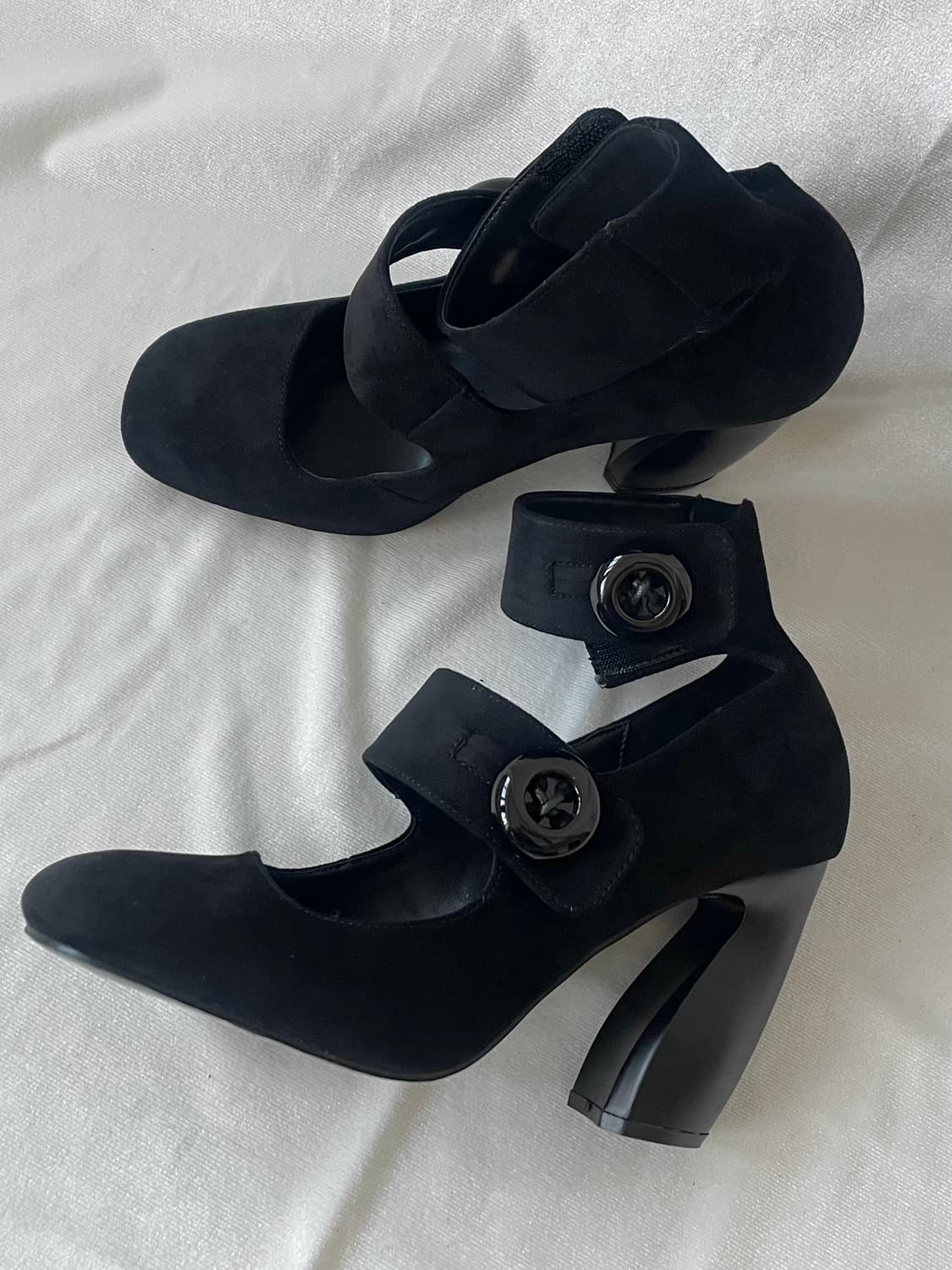Black button mary jane shoes 상품이미지3