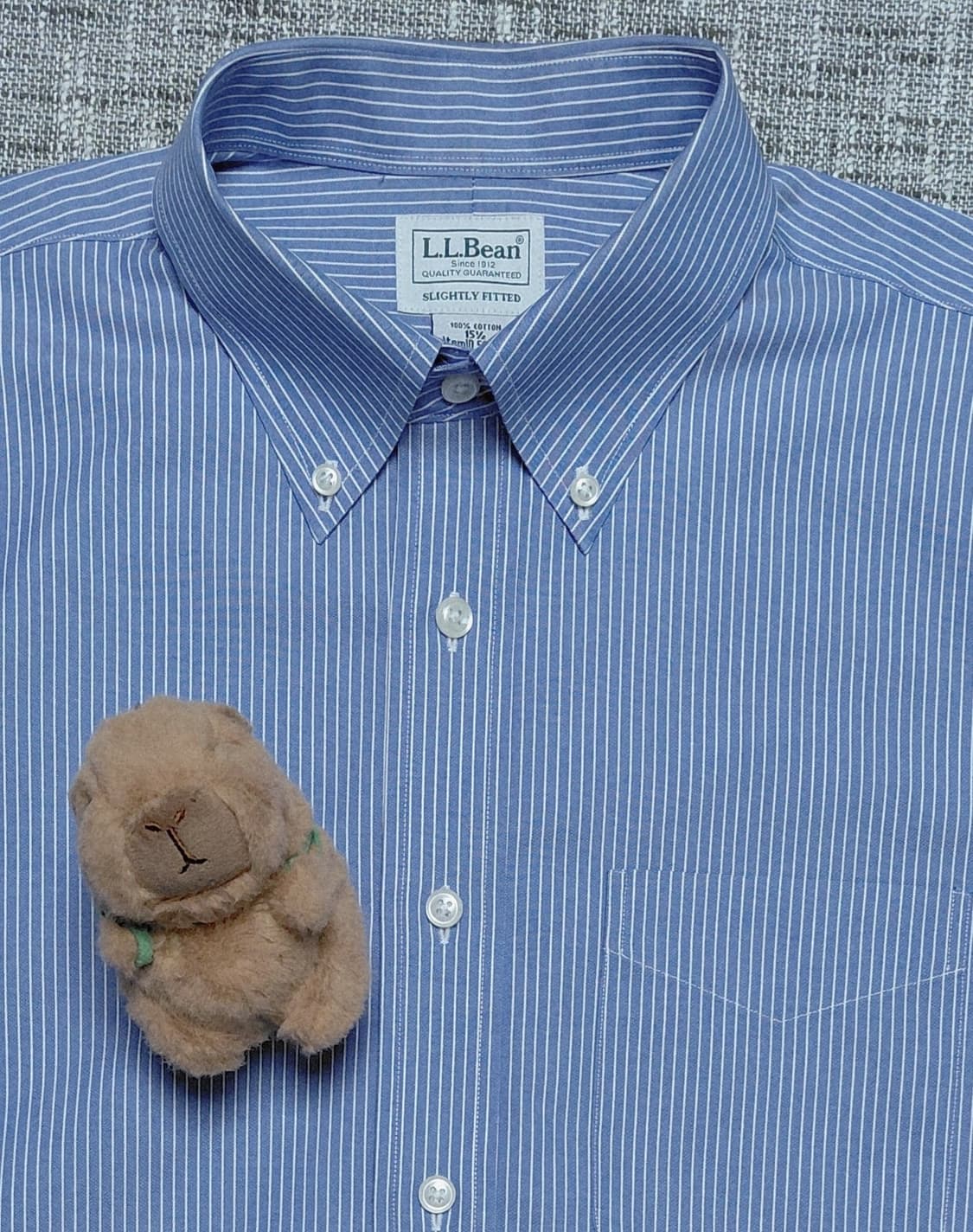 [L.L.Bean] 클래식 스트라이프 반팔 셔츠 (100~105) 상품이미지1