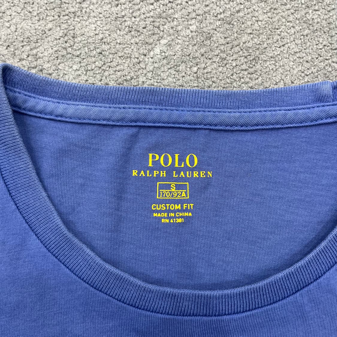 S 폴로 랄프로렌 블루 반팔 티셔츠 상품이미지4