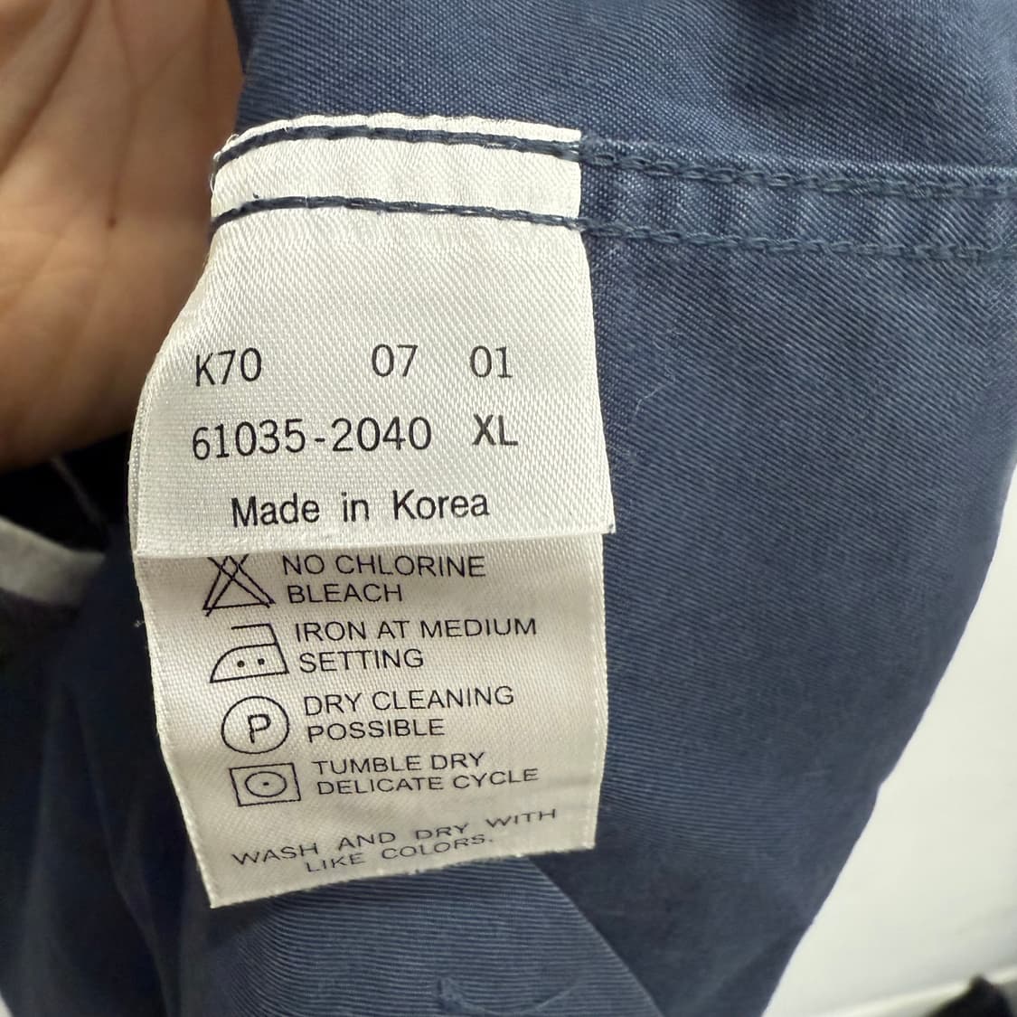 리바이스 레드탭 블루 셔츠 자켓 (105) 상품이미지3