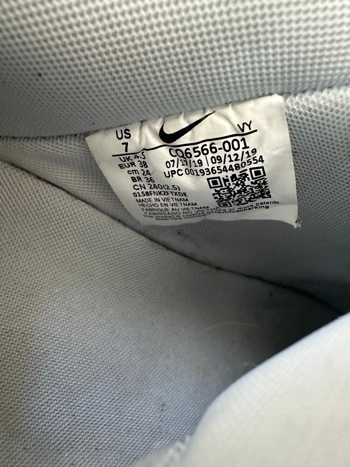 나이키 에어 포스 1 로우 크롬 240mm 상품이미지6