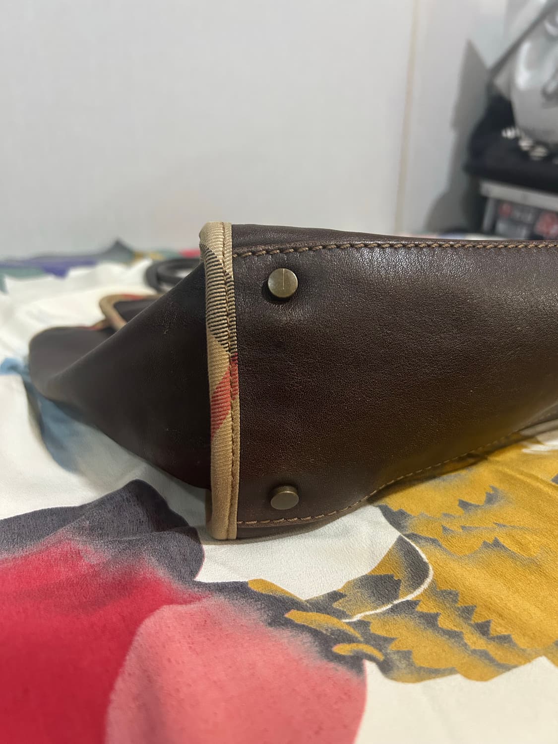 버버리 하우스 체크 토트백 상품이미지4