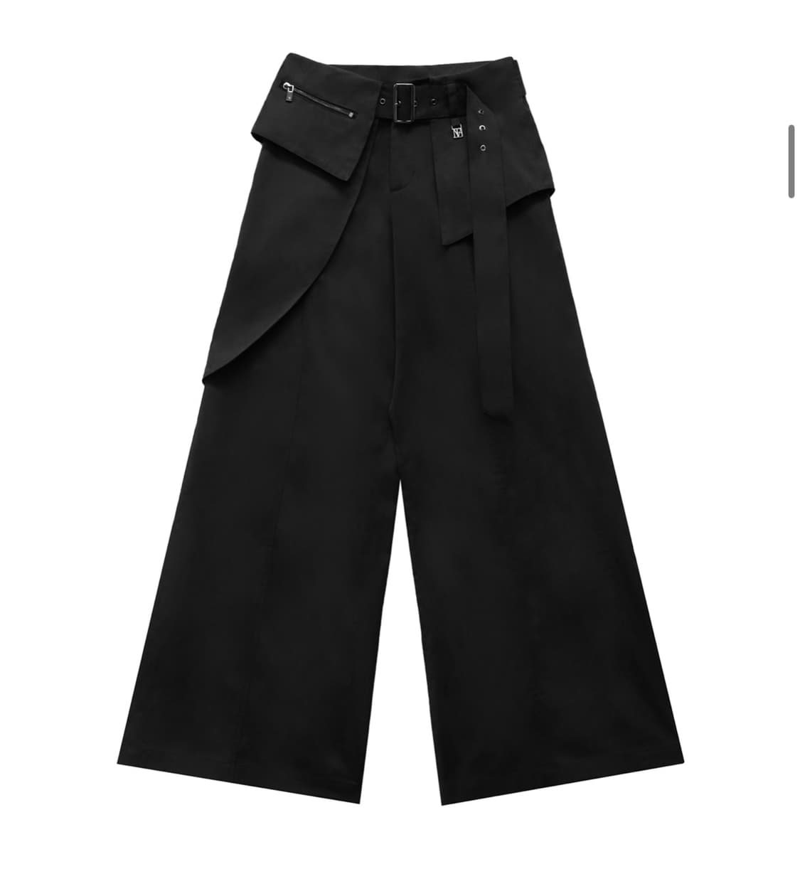 트리밍버드) Belted Layered Wrap Pants BK 2 상품이미지3