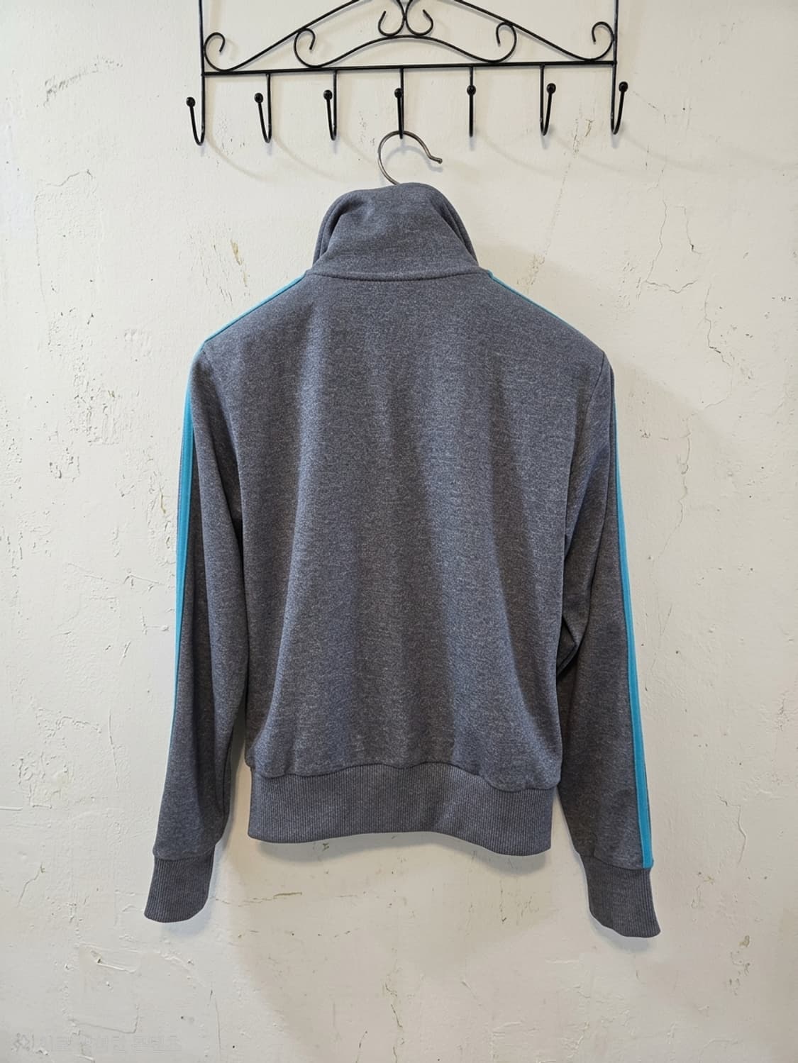 아디다스 삼선 트랙탑 그레이/블루 90 상품이미지2