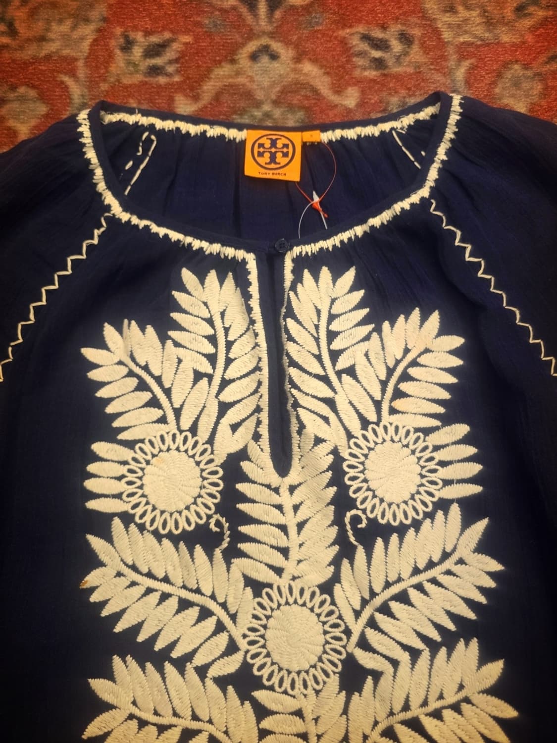 토리버치(Tory Burch)킨슬리 에스닉 자수 튜닉 블라우스 상품이미지2