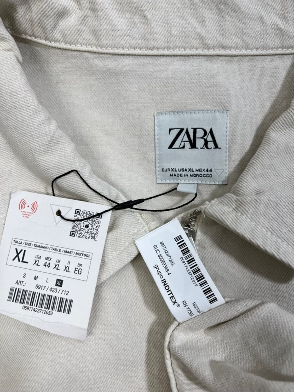 자라 반집업 티셔츠/#3034 상품이미지6