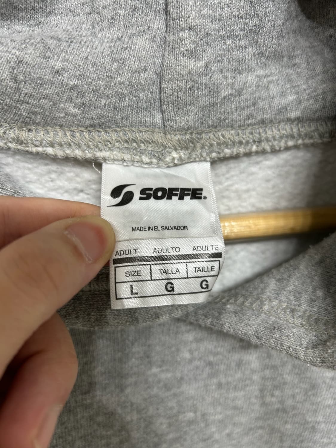90's US Navy Soffe Grey Hoodie Sweat 상품이미지4