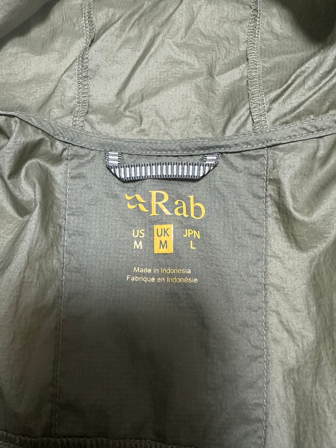 Rab 바이탈 후드 자켓 라이트 카키 / M사이즈 상품이미지4