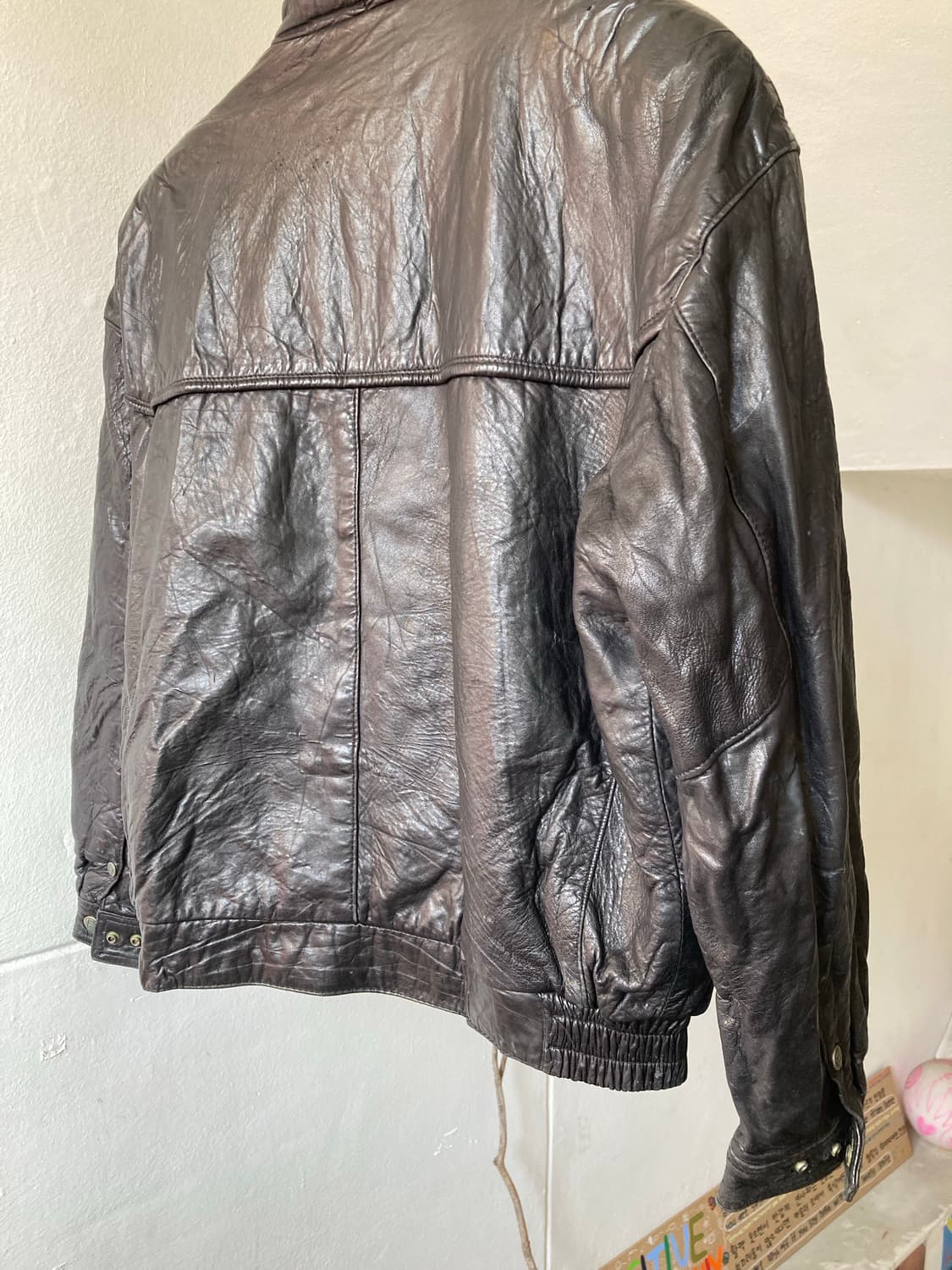 빈티지 리얼레더 포켓 자켓 상품이미지7