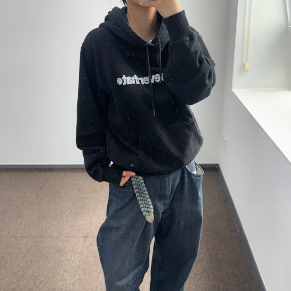 Thisisneverthat 디스이즈네버댓 블랙 후드티 상품이미지2