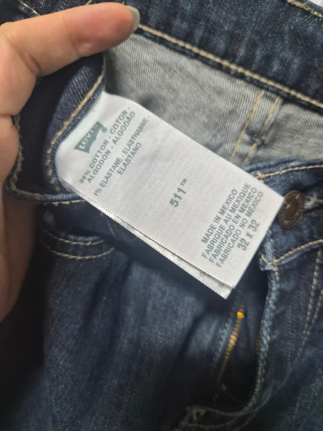 리바이스 511 데님 32×32 상품이미지3