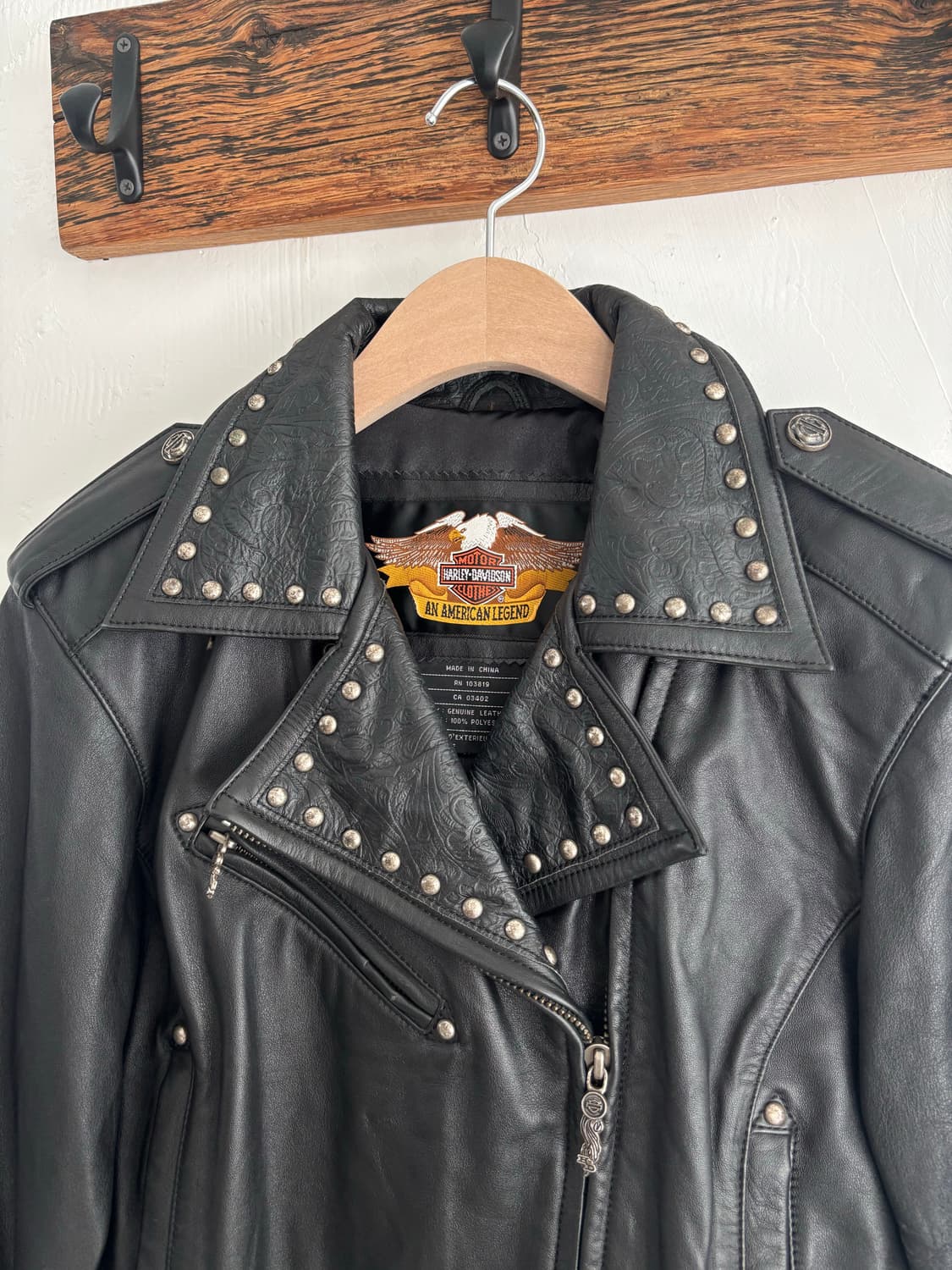 Harley Davidson 할리데이비슨 블랙 라이더 자켓 상품이미지5