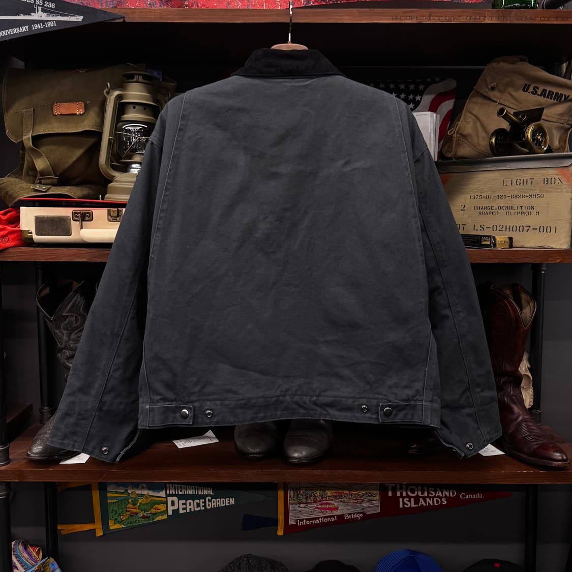 90s USA 빈티지 블랭킷 라이닝 워크 디트로이트 자켓 상품이미지2