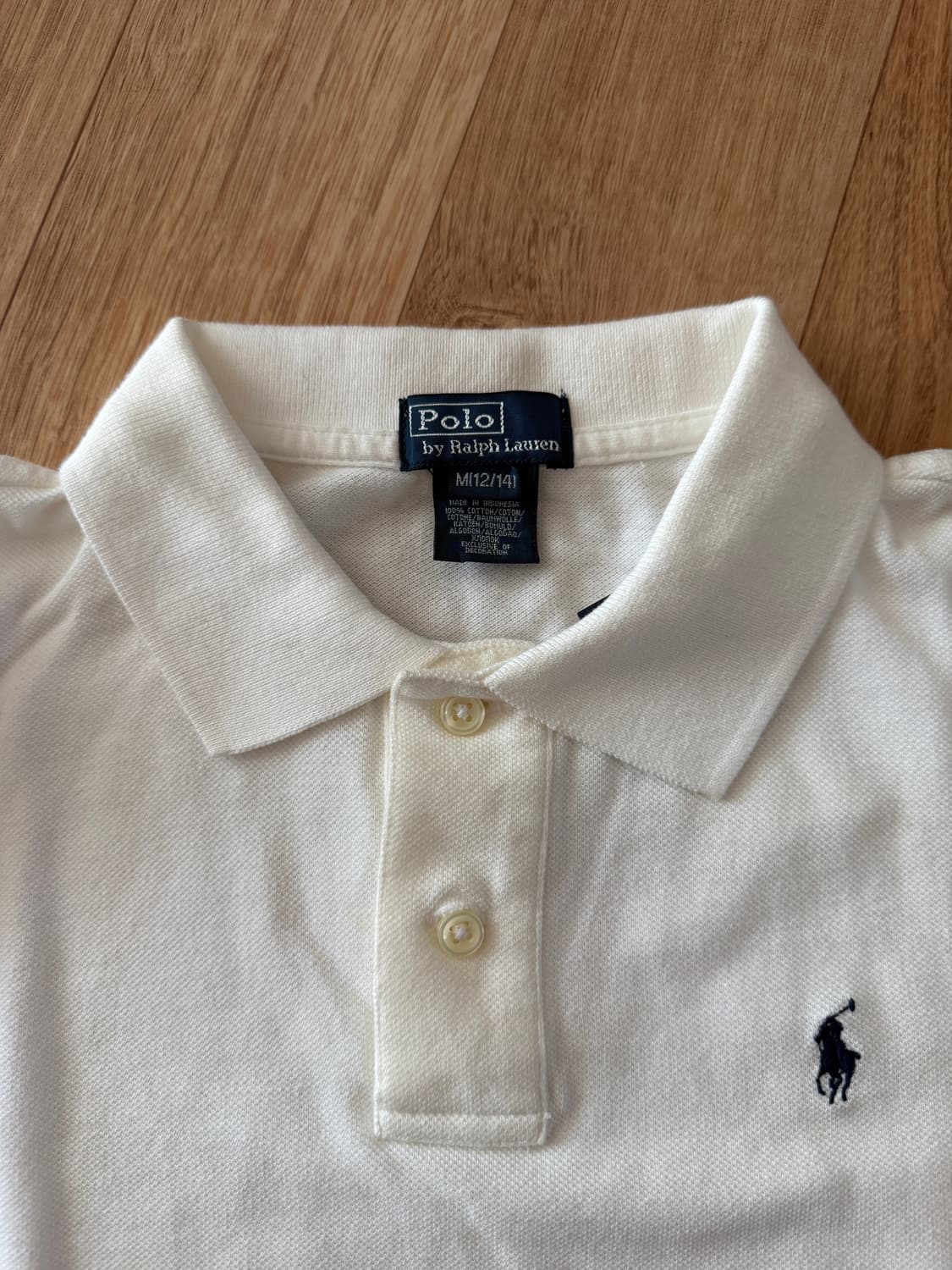 폴로 랄프로렌 보이즈 긴팔 카라티 M(12-14) 상품이미지4