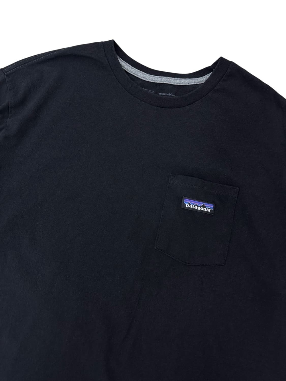 파타고니아 반팔 블랙 (XL)  상품이미지2