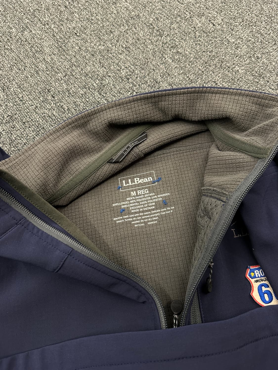 LL BEAN x Route 66 소프트 쉘 플리스 집업 자켁 상품이미지6