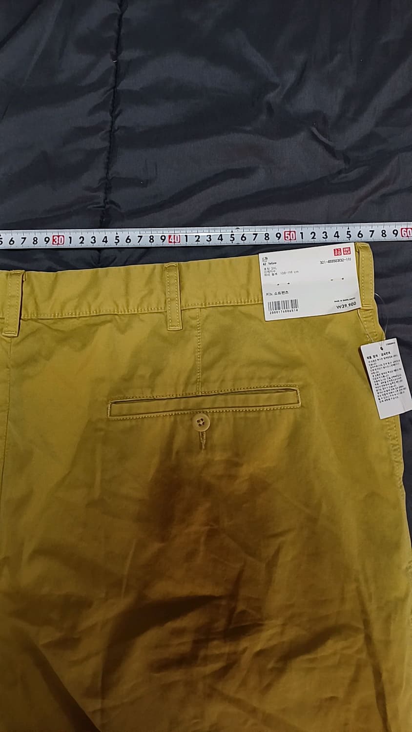 유니클로 미사용 빅사이즈반바지 42인치 기장58 상품이미지7