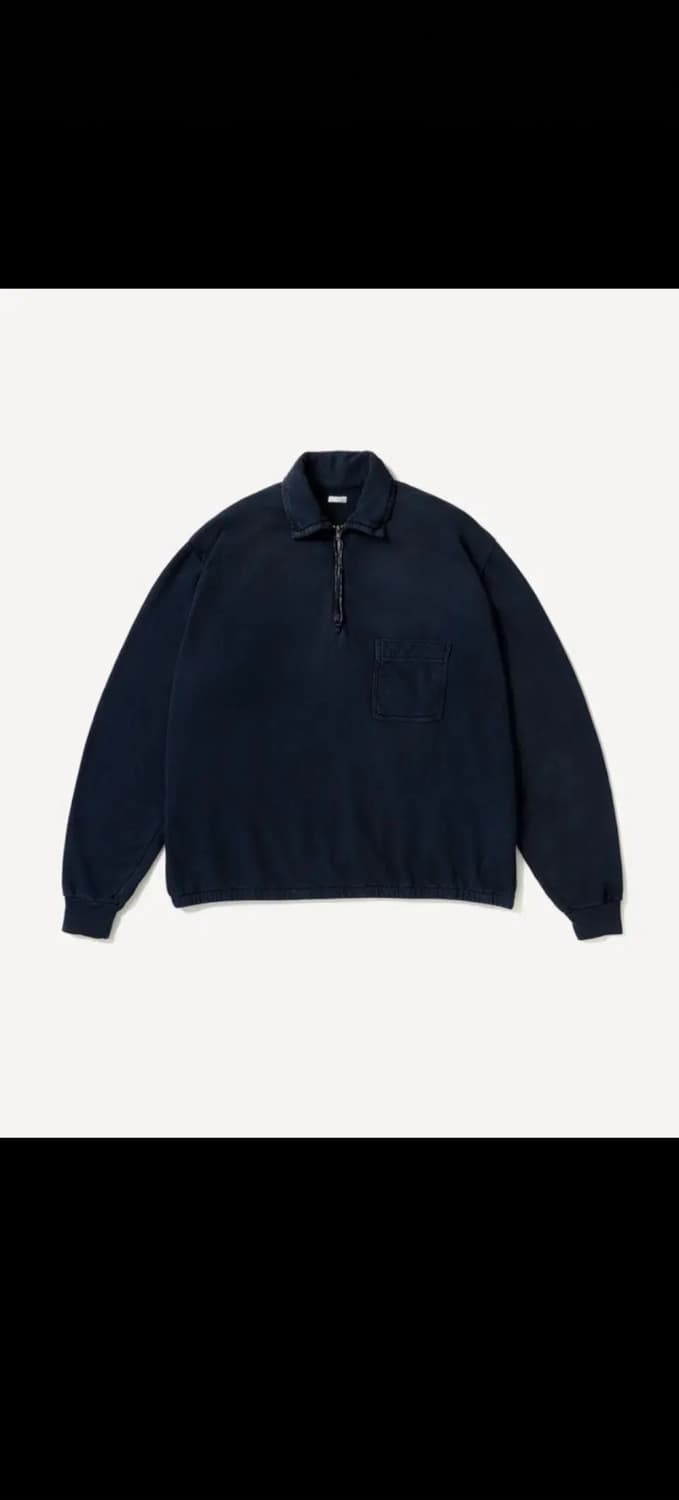 아프레쎄 하프집업 네이비 5사이즈 상품이미지1