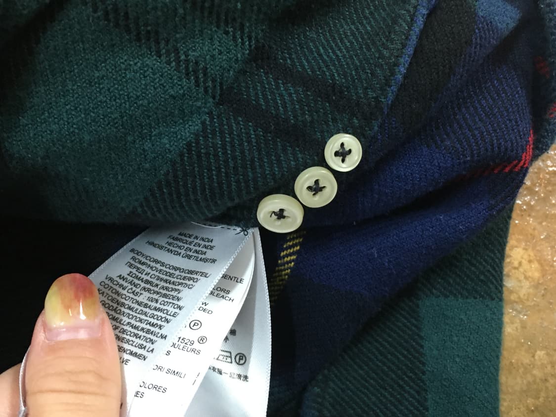 폴로 랄프로렌 클래식 핏 체크 셔츠 상품이미지6