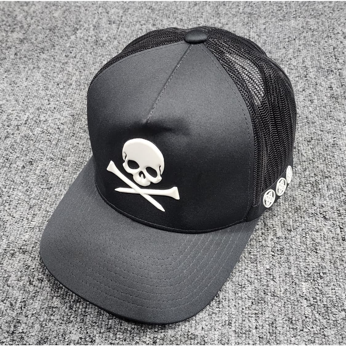지포어 스컬 해골 트러커 메쉬 볼캡 모자 상품이미지1