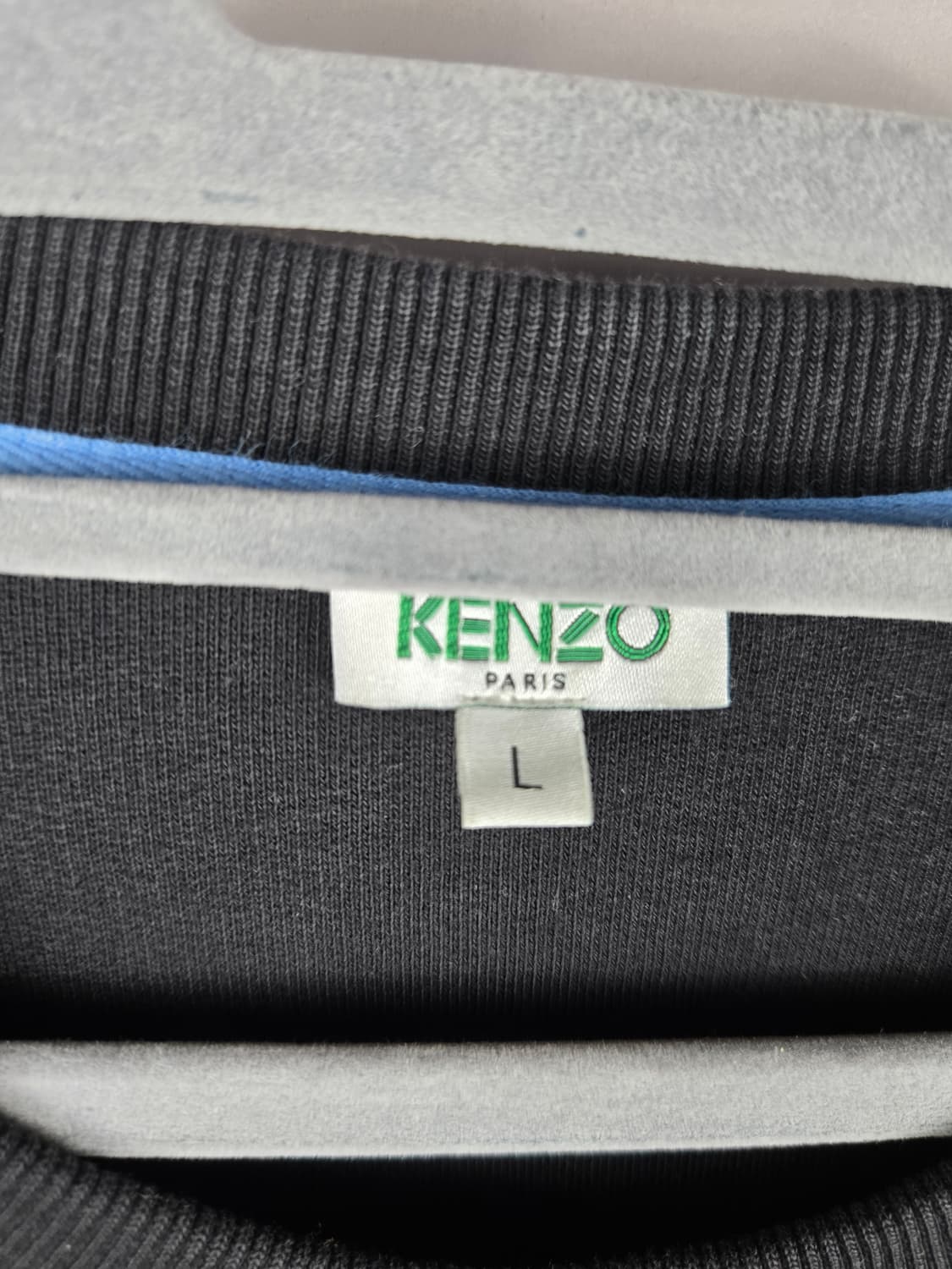 [무료배송]겐조 L 남성 약기모 빅아이 맨투맨 블랙 한글택 정품 상품이미지8