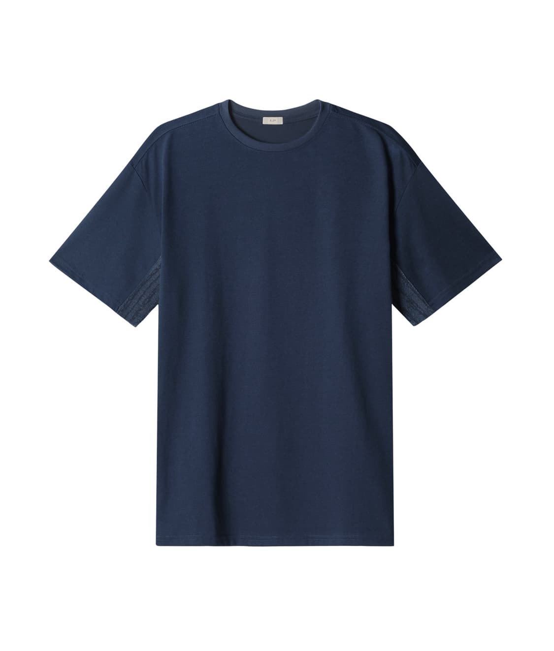 엑슬림 xlim ep.6 02 반팔 티셔츠 블루 네이비 상품이미지2