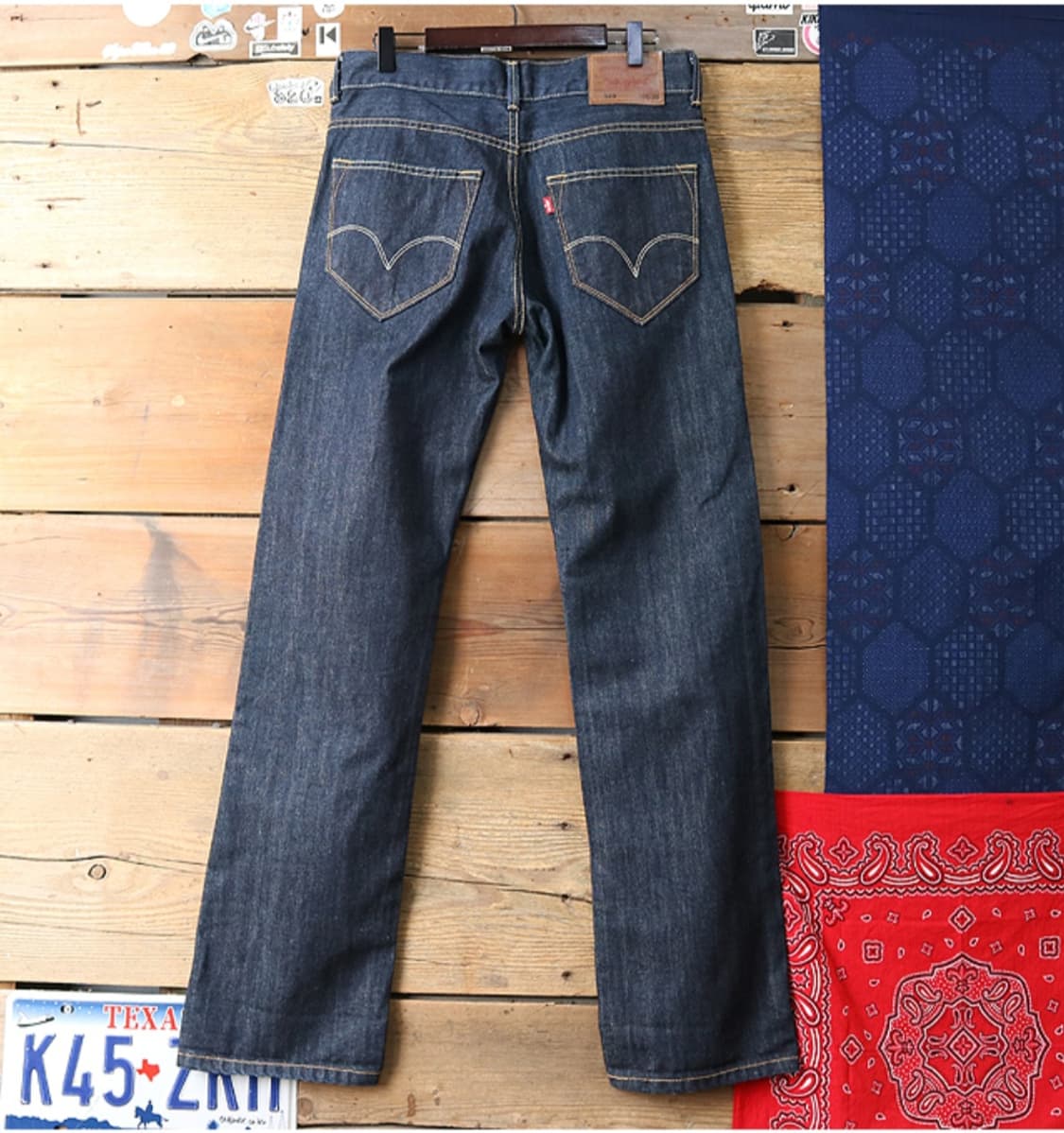 LEVIS 리바이스 523 진청 스트레이트 핏 데님 팬츠 30 상품이미지5