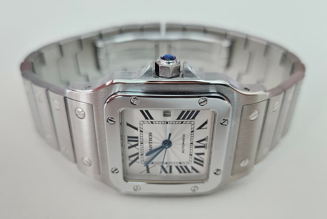 까르띠에 산토스 갈베 라지 오토매틱 스틸 상품이미지1