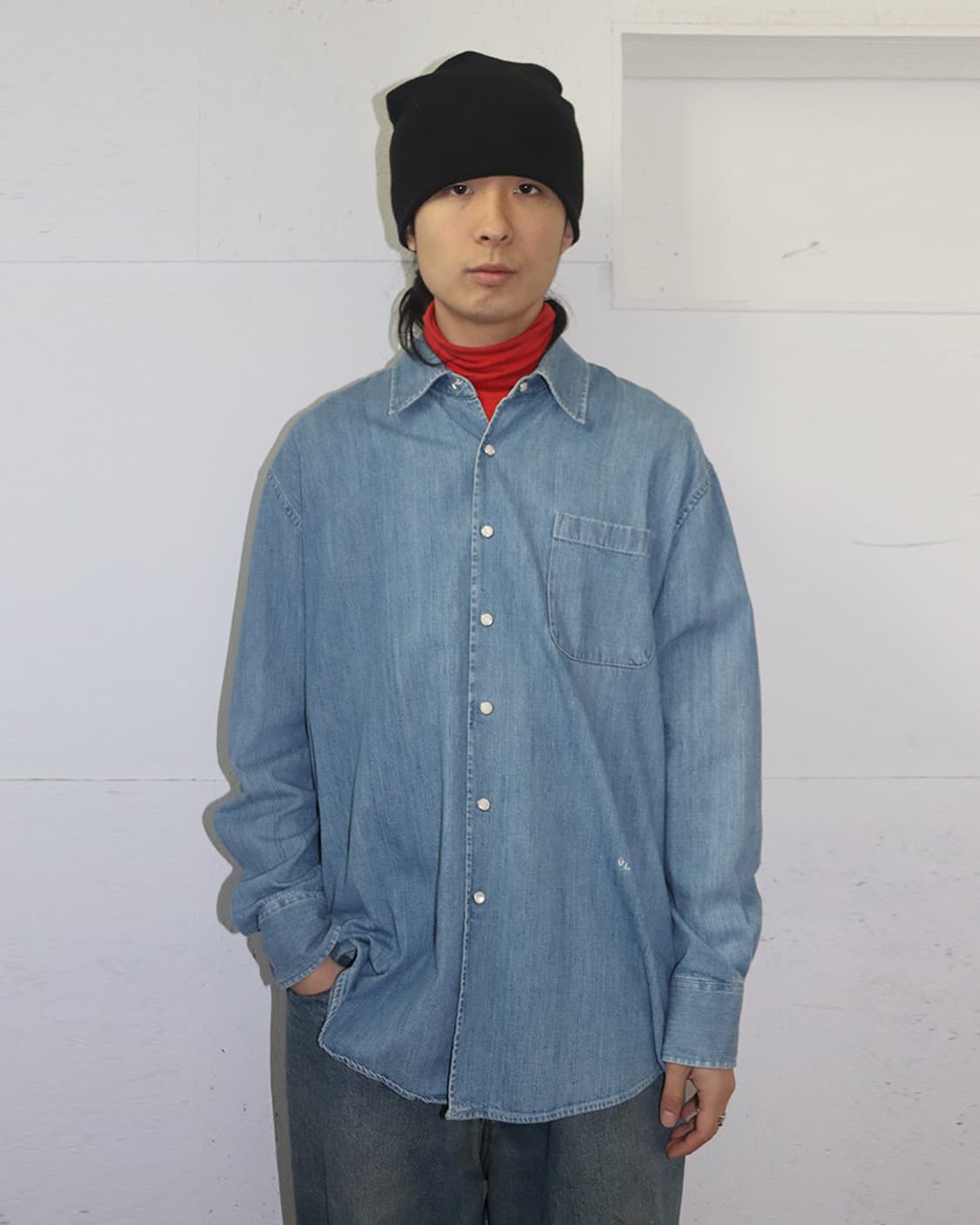 아워레가시 어보브 빈티지 데님 셔츠 상품이미지1