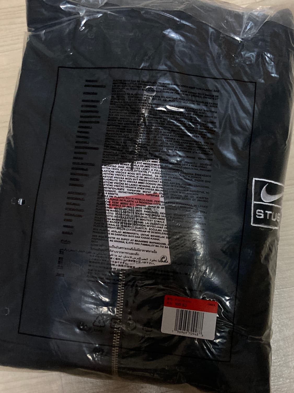 [L]나이키 x 스투시 풀 집 후드 블랙 (FJ9175-010) 상품이미지1