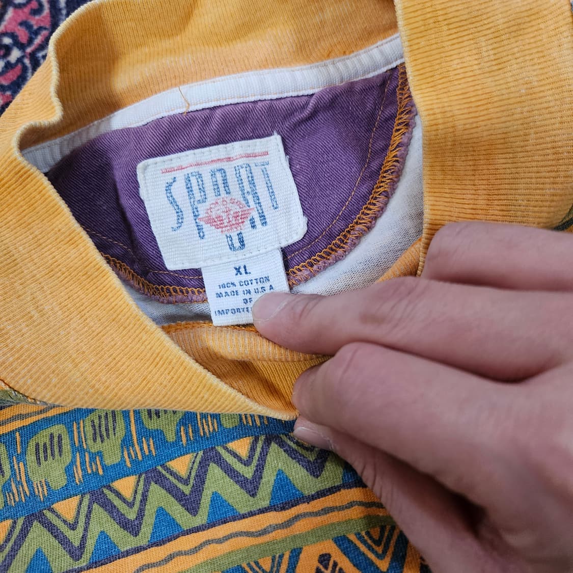 다커스(Dokers) 90's Vintage 보헤미안 박시 티셔츠  상품이미지6