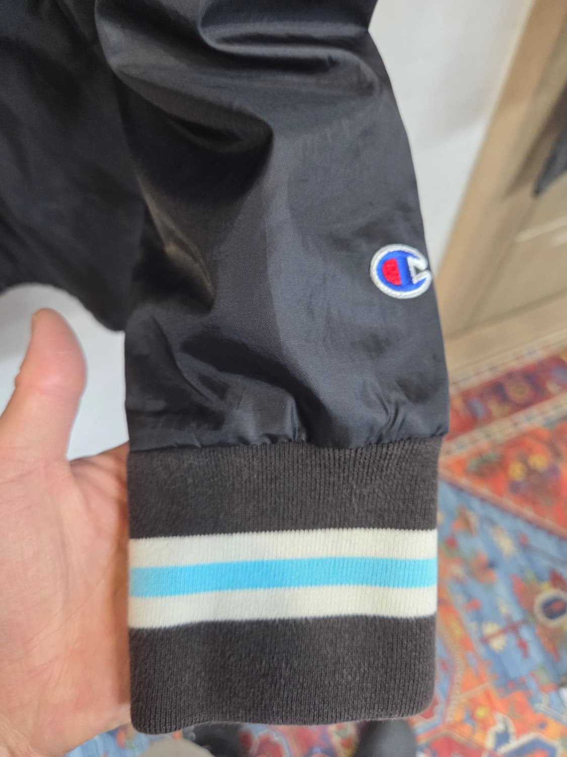 챔피온 빅사이즈 부클 c 로고 후드 코치자켓 xxl xxxl 상품이미지5