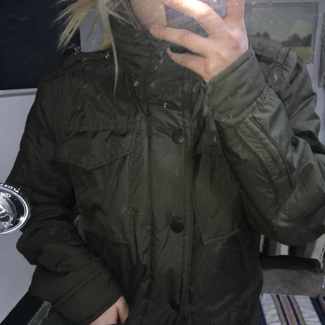 투티/0238 아베크롬비 앤 피치 뉴욕 경량 자켓 카키 상품이미지1