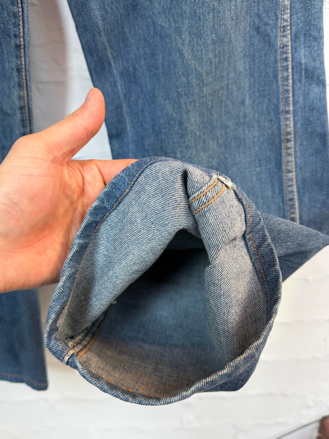 Edwin 에드윈 파이니스트 스토어 워싱 데님 팬츠 33 상품이미지5