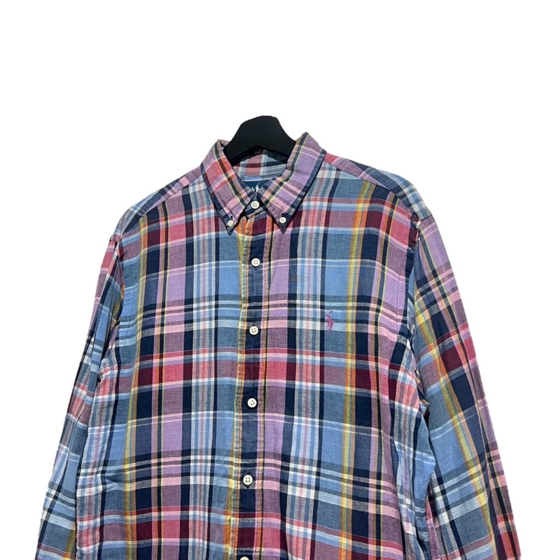 폴로 랄프로렌 린넨 체크 셔츠 상품이미지3