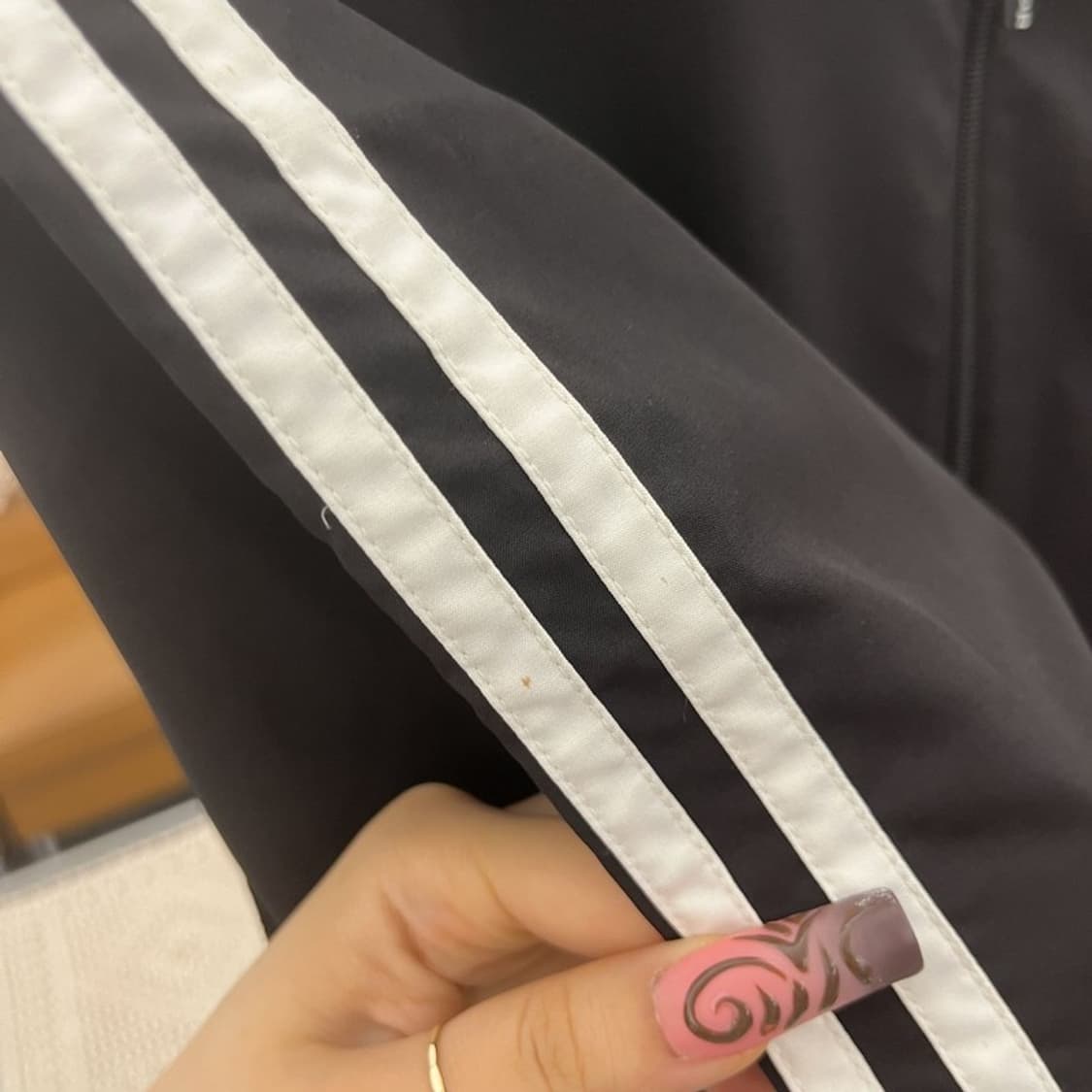 아디다스 올드스쿨 레트로 00s 오렌지 바람막이 자켓 110 C12034 상품이미지10