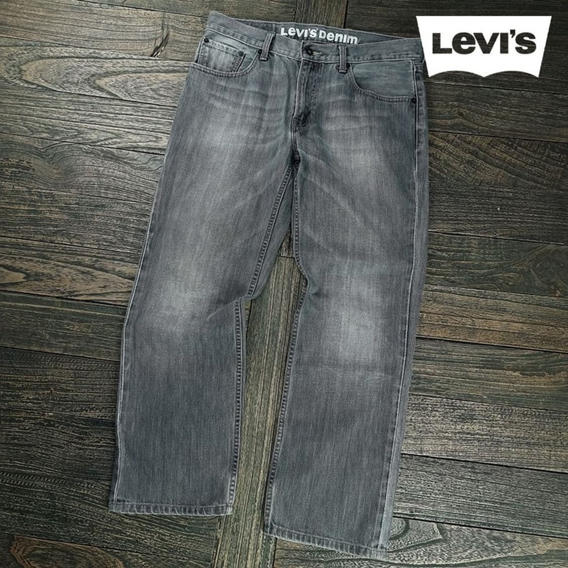 [리바이스] 재팬 502 그레이 데님 팬츠 청바지 M19217 상품이미지1