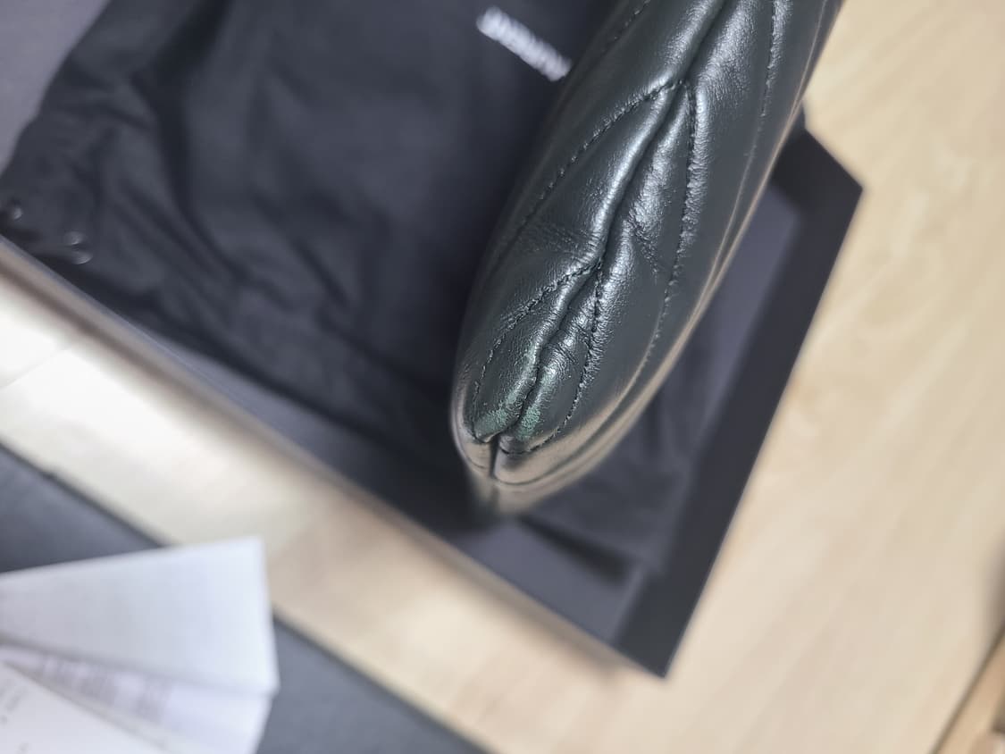 생로랑 클러치 다크그린 상품이미지3