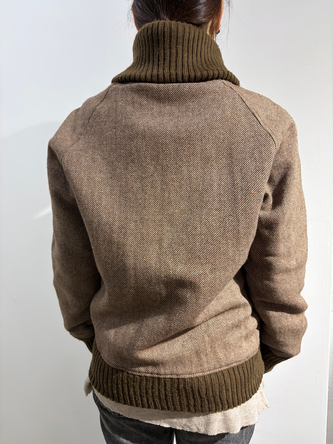 일본 빈티지 billabong 락펑크 니트 카라 봄버자켓  상품이미지5