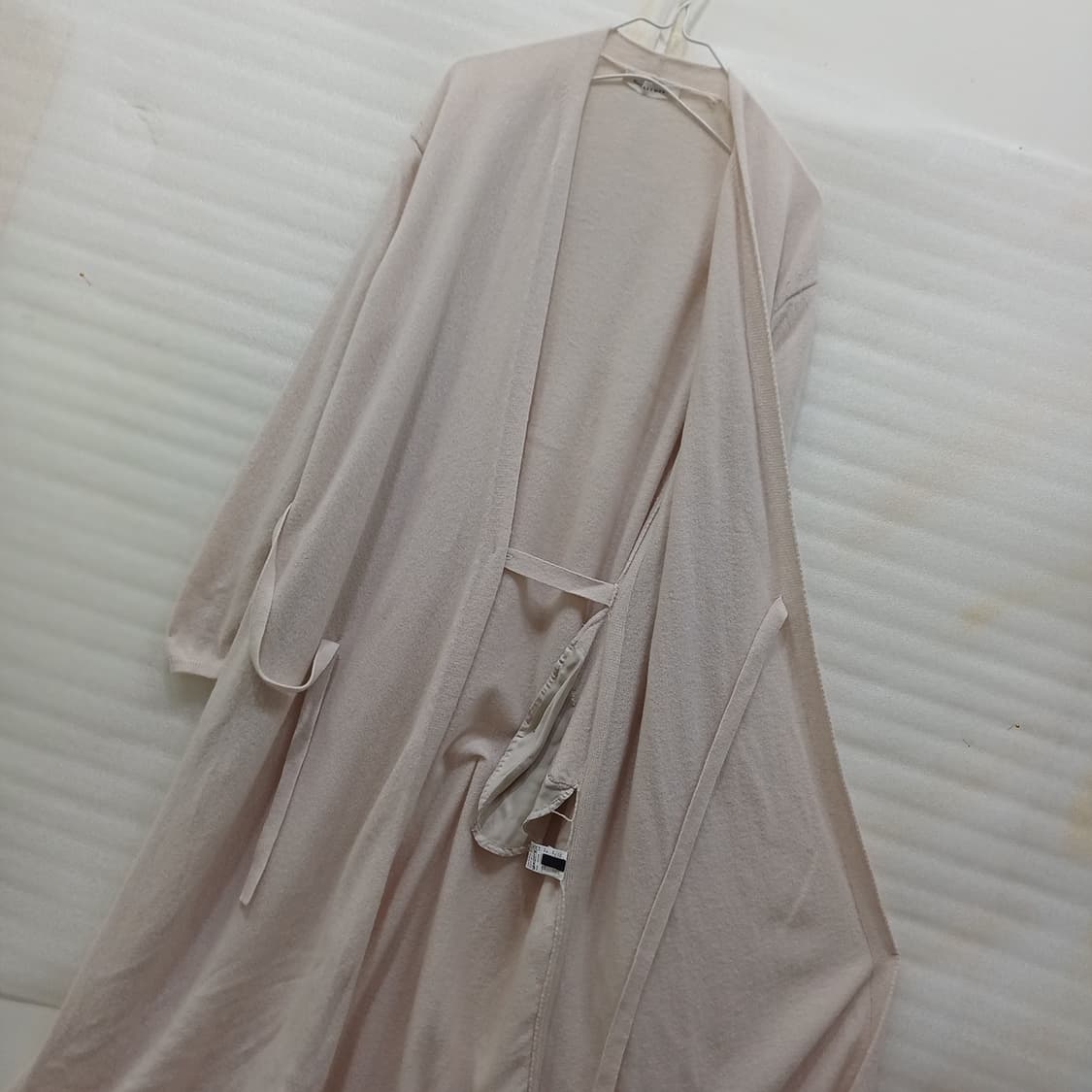 한섬 더캐시미어 순 캐시미어 롱 니트 가디건 여성 베이지 사랑봉봉 상품이미지3