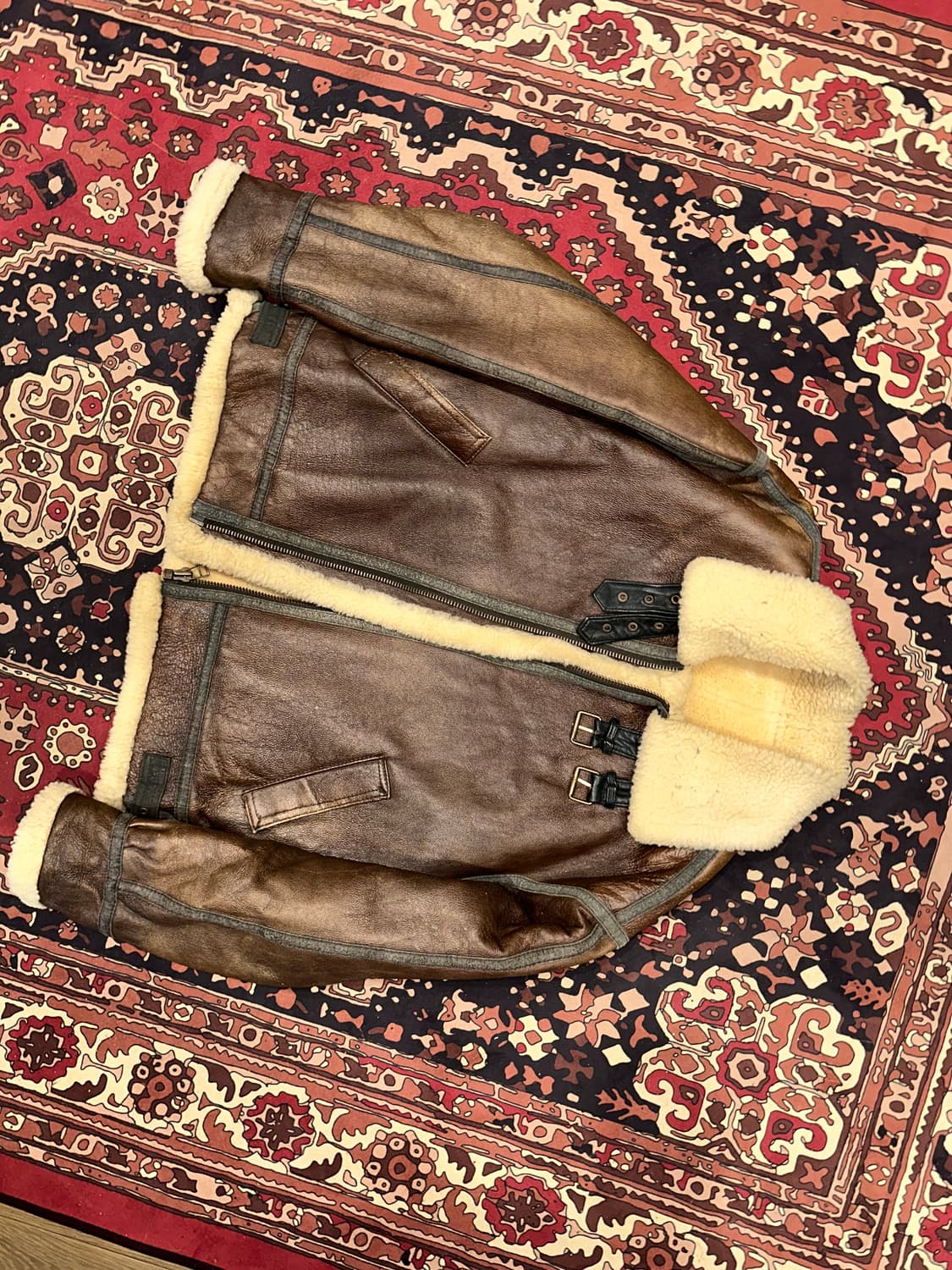 ( XL-2XL ) B3무스탕 양가죽무스탕 워크웨어 아메카지 밀리터리 상품이미지6