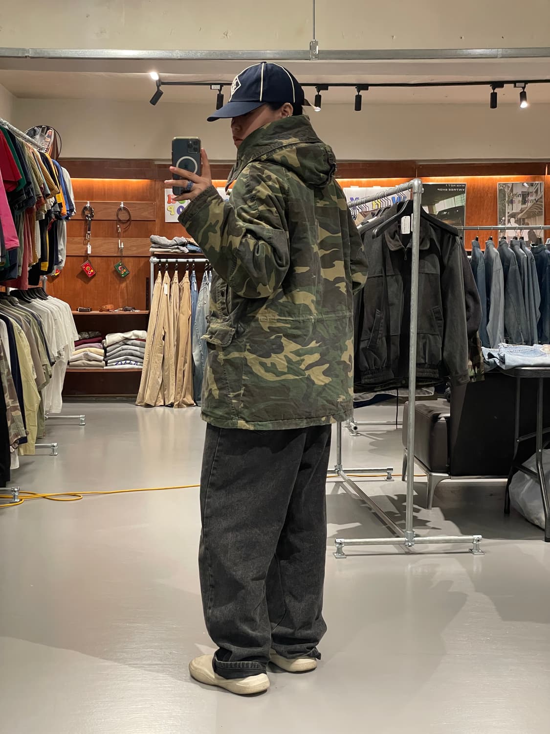 90s 반스 카모플라주 N3B 야상 자켓 상품이미지3