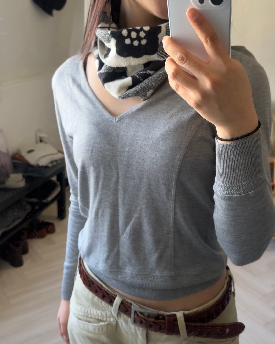 [UNITED ARROWS] thin cloth knit 상품이미지3