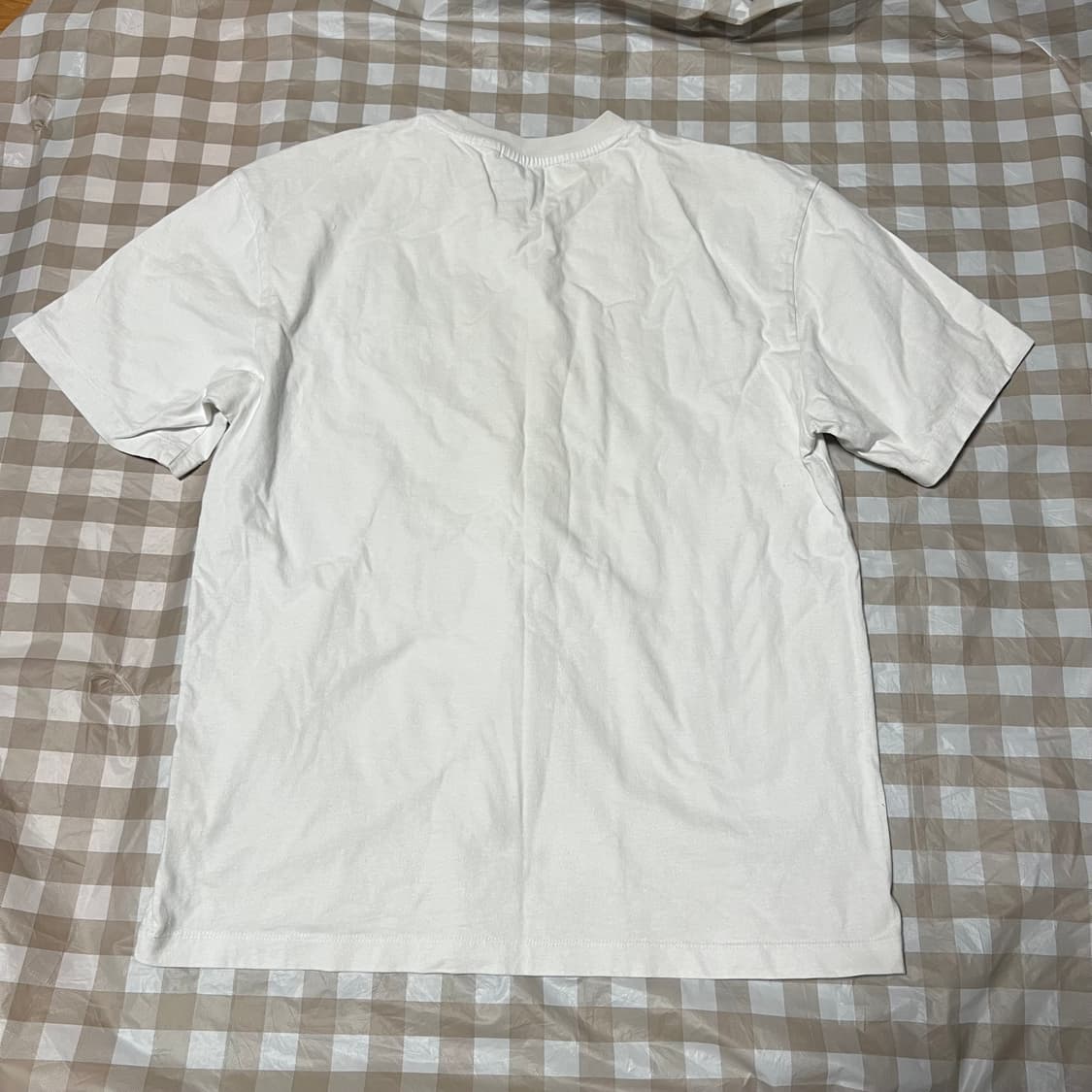 비전스트릿웨어 반팔 화이트 M 반팔티 스트릿 흰색 상품이미지3