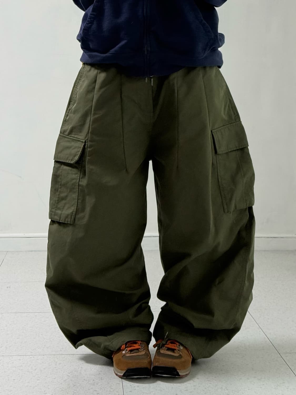 빅유니온 카키 카고팬츠 상품이미지1