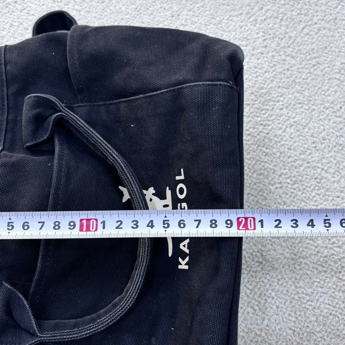 F 캉골 블랙 뉴 캔버스 토트백 피크닉 3942 0526Y 상품이미지7