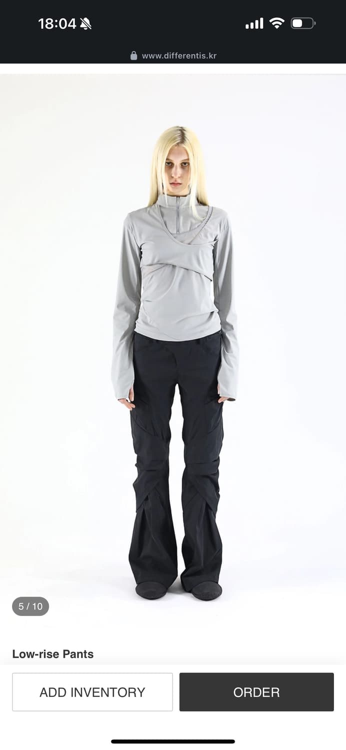 구해요) Mesh Layered Top 그레이 상품이미지1