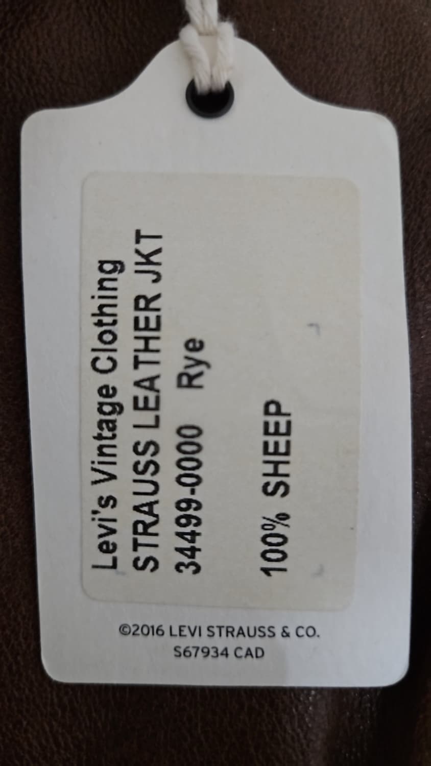 리바이스 LVC 1940's 스트라우스 레더 자켓 라이 M 상품이미지5