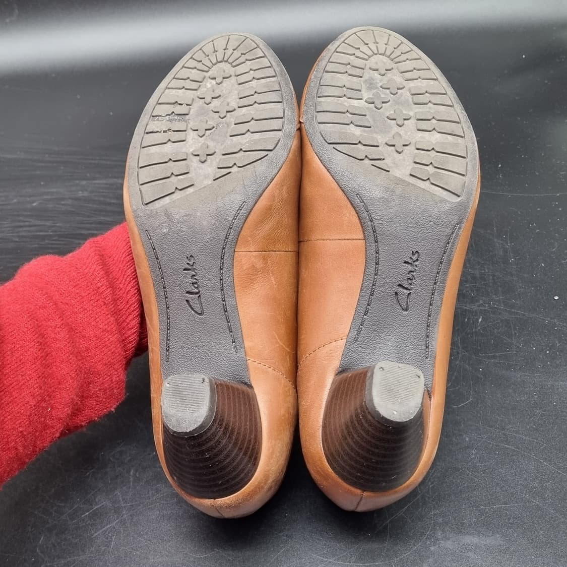 클락스 여성펌프스 실사이즈245 굽5 상품이미지3