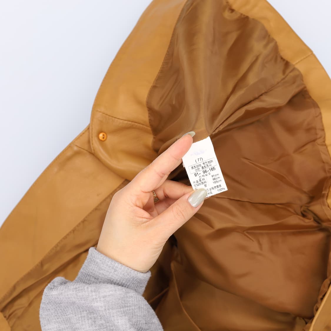 [91] FASHCRE 여성 빈티지 레더 양가죽 자켓 0112J 상품이미지6